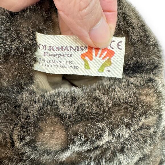 Folkmanis Baby Dutch Rabbit Plush Hand Puppet Soft Cuddly Interactive Play - Picture 7 of 7